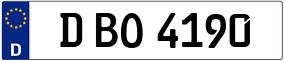 Truck License Plate